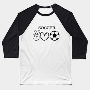 Soccer Baseball T-Shirt